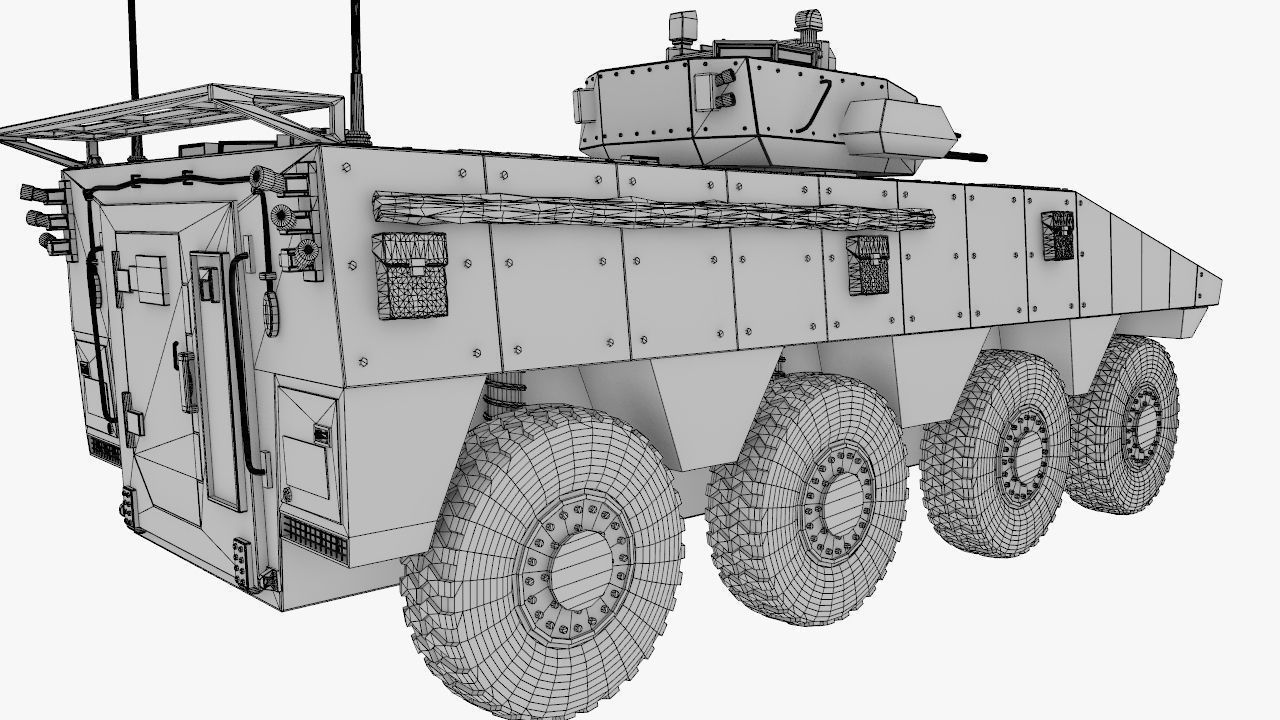 Armored Infantry Fighting Vehicle 3D model_19
