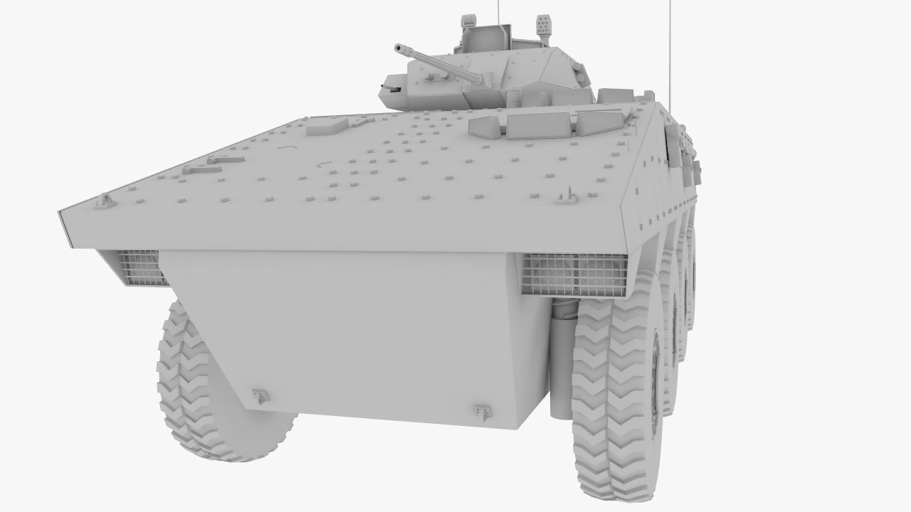 Armored Infantry Fighting Vehicle 3D model_1