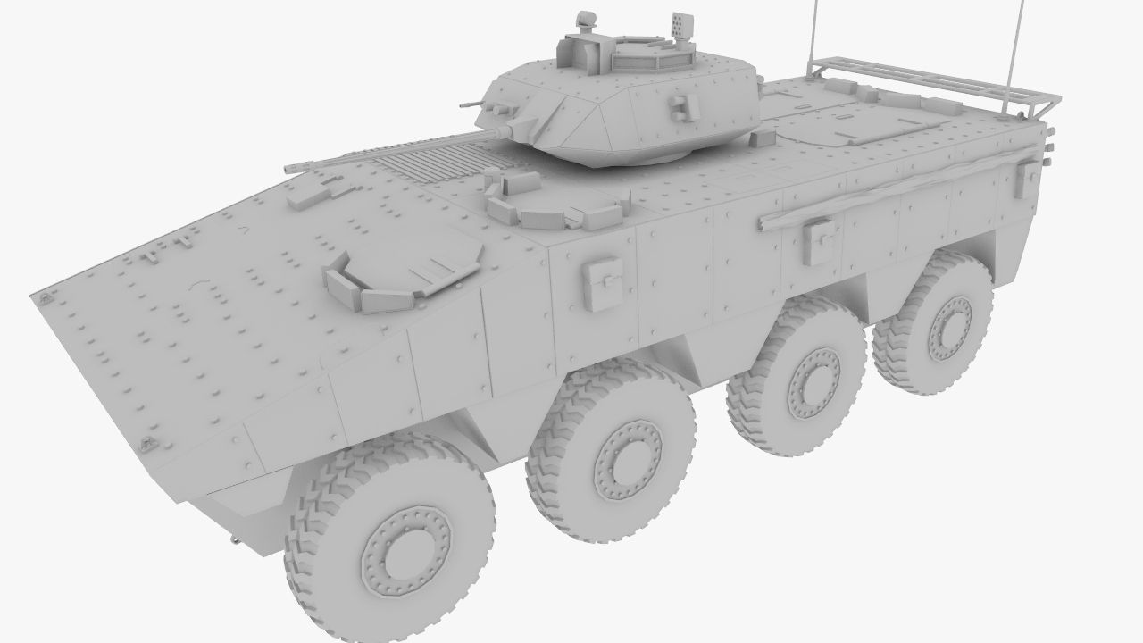 Armored Infantry Fighting Vehicle 3D model_4