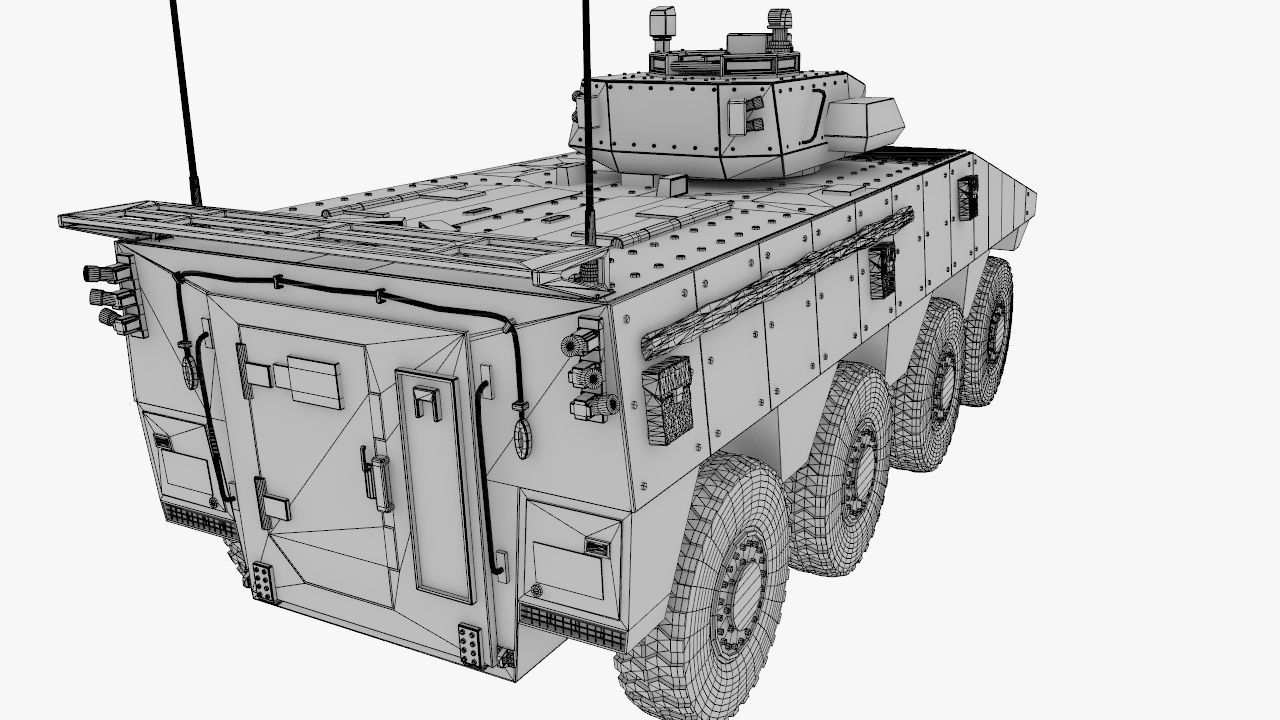 Armored Infantry Fighting Vehicle 3D model_14