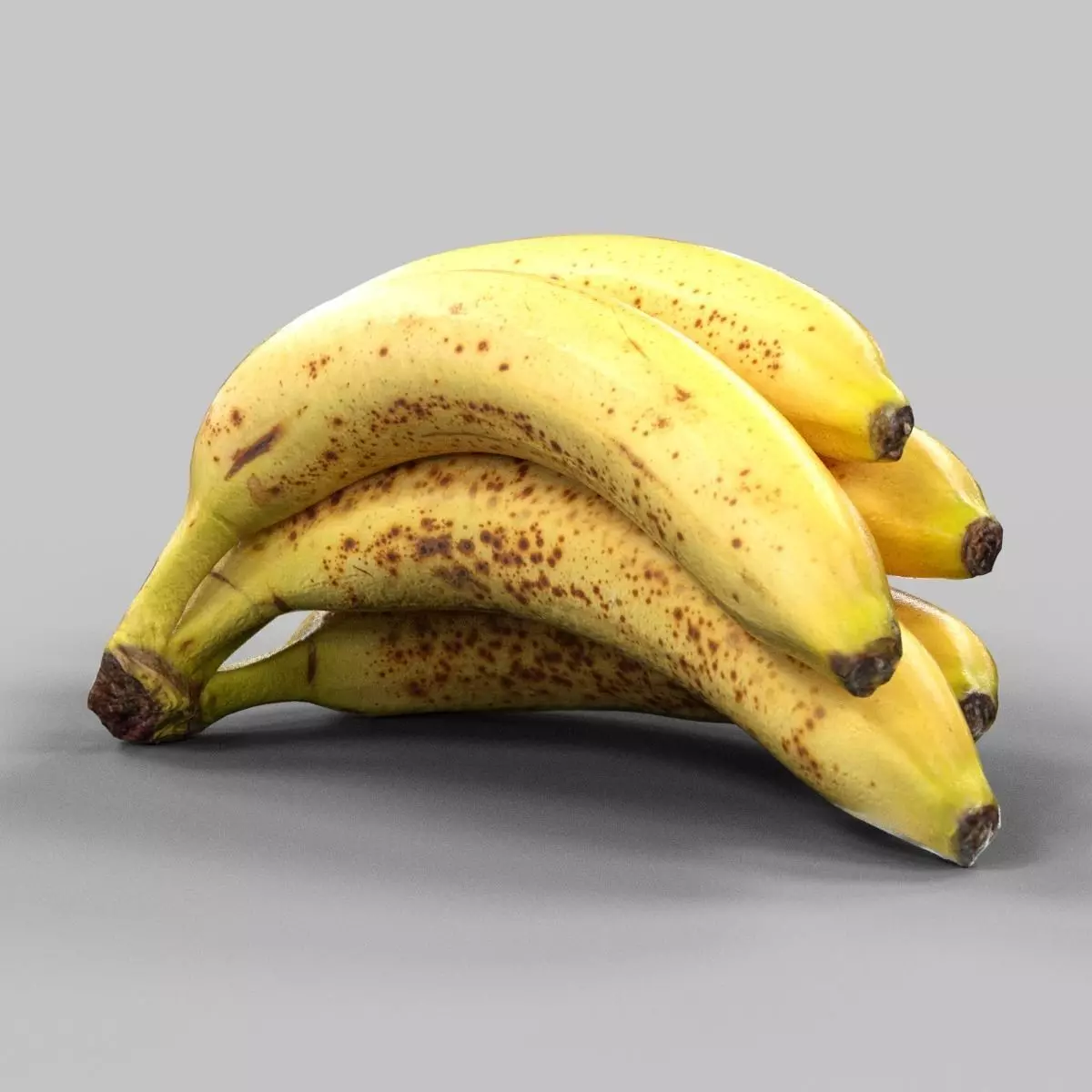 Banana bananas - bananas Low-poly 3D model_0