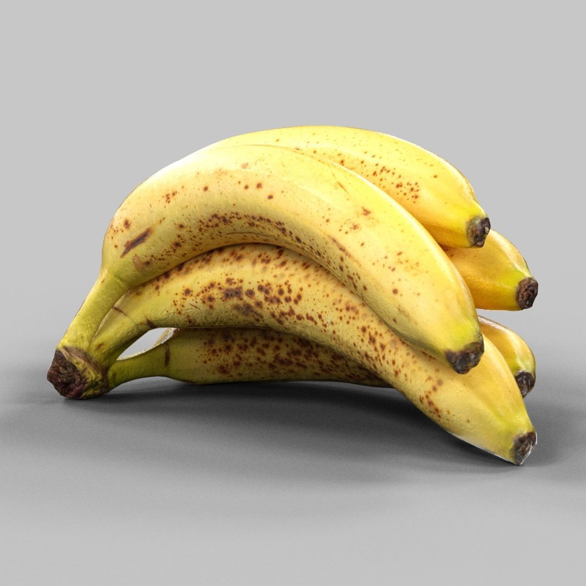 Banana bananas - bananas Low-poly 3D model_6