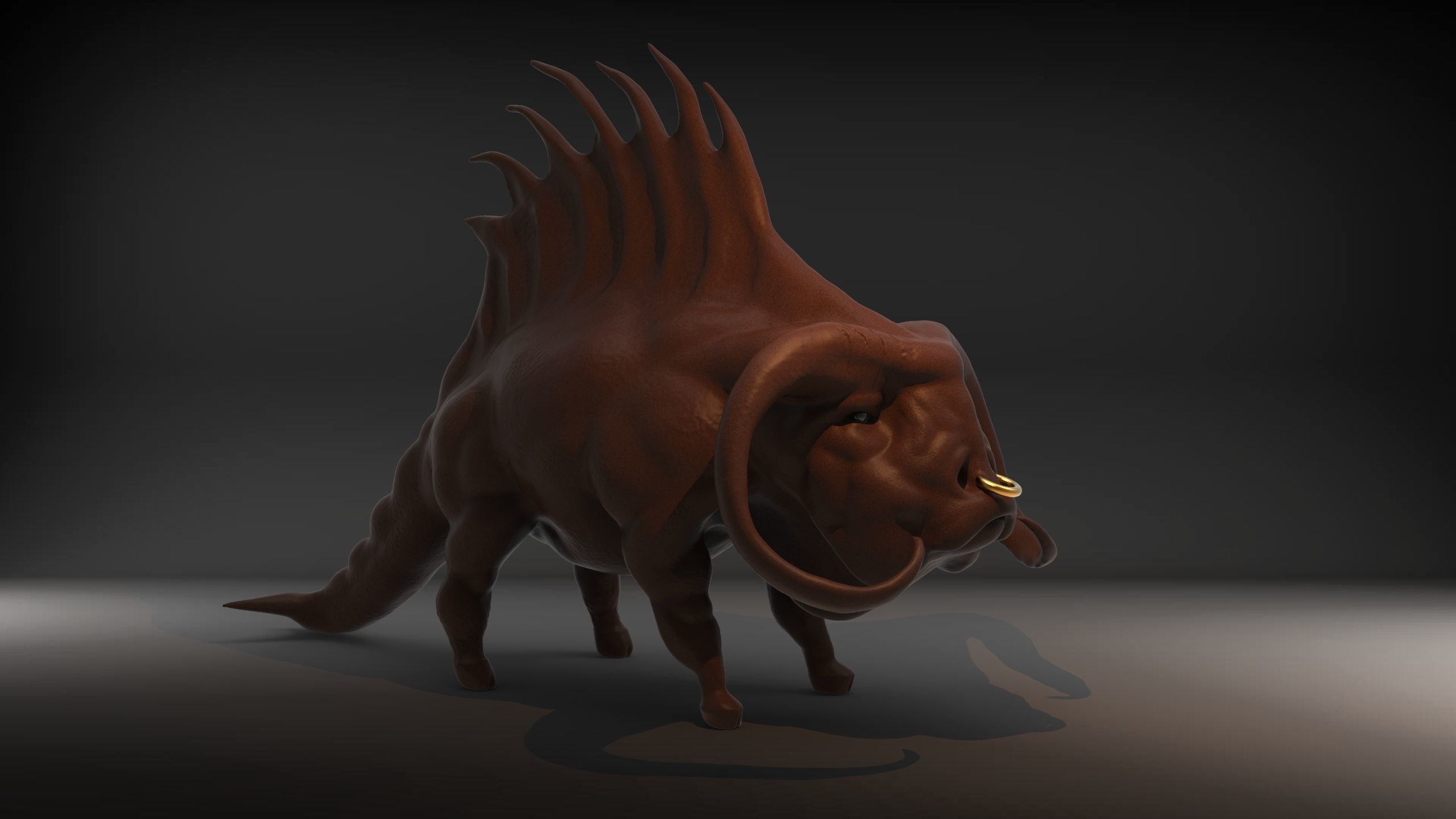 Creature - Spinodon Free 3D model_10