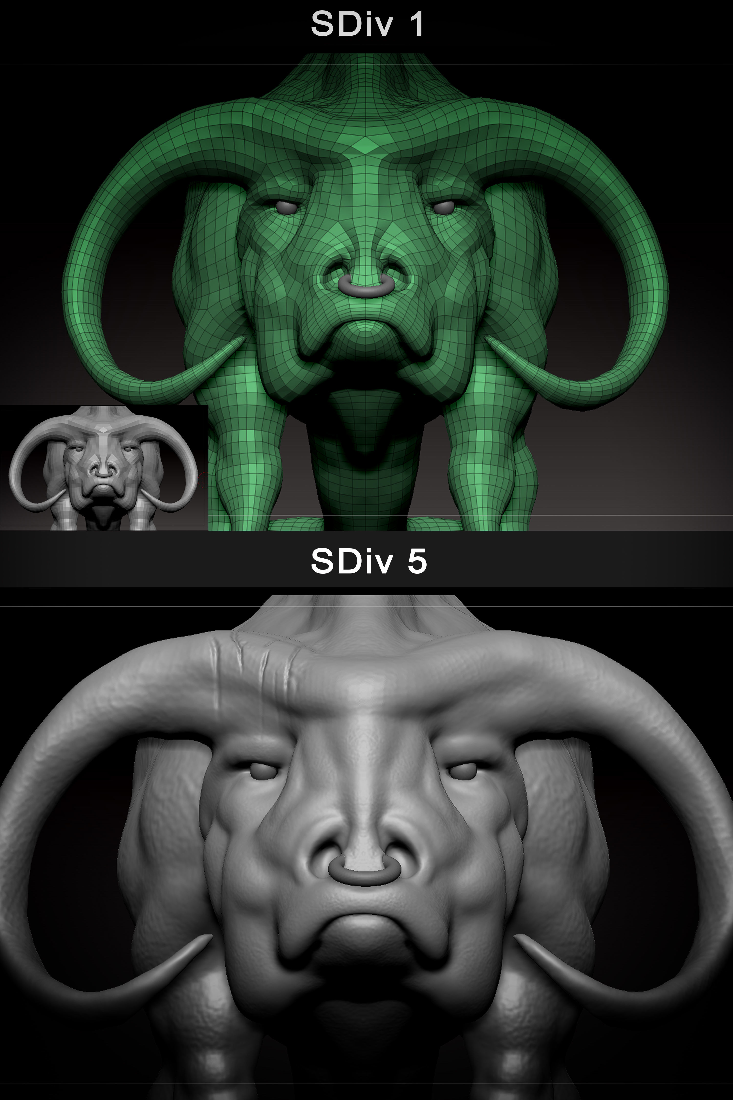 Creature - Spinodon Free 3D model_2