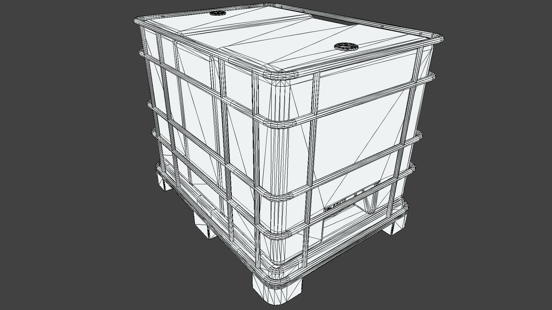 Liquid Container PBR Low-poly 3D model_2
