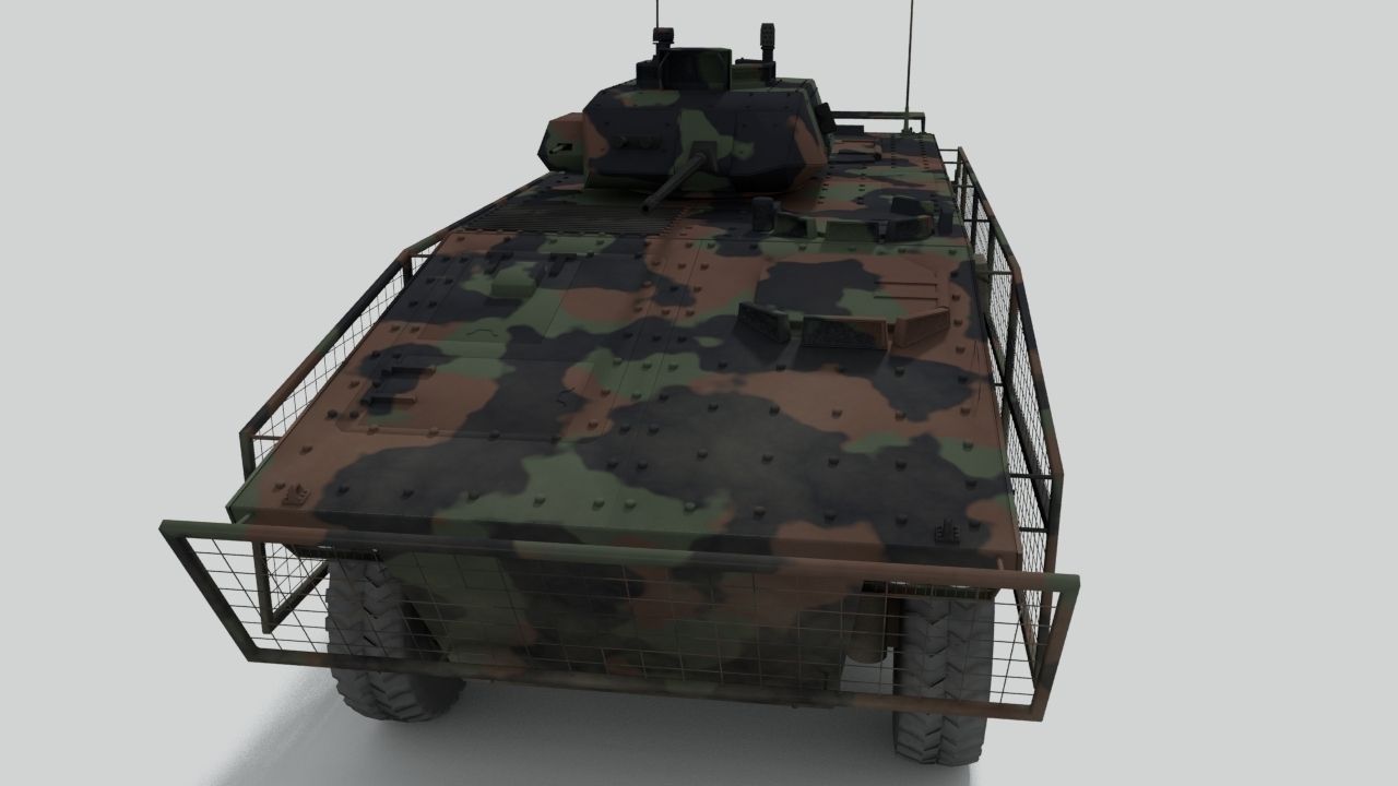 Amoured Infantry Fighting Vehicle 3D model_4