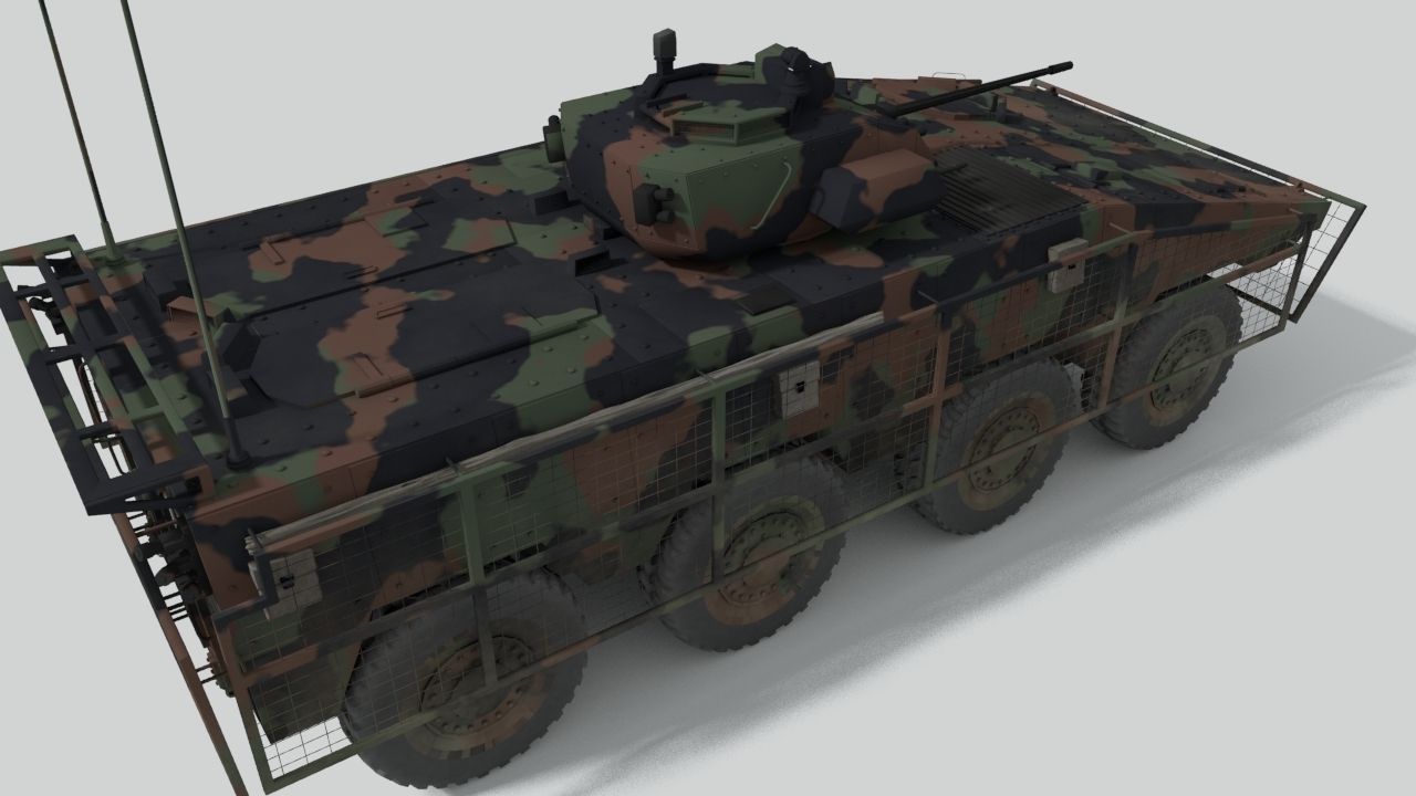 Amoured Infantry Fighting Vehicle 3D model_1