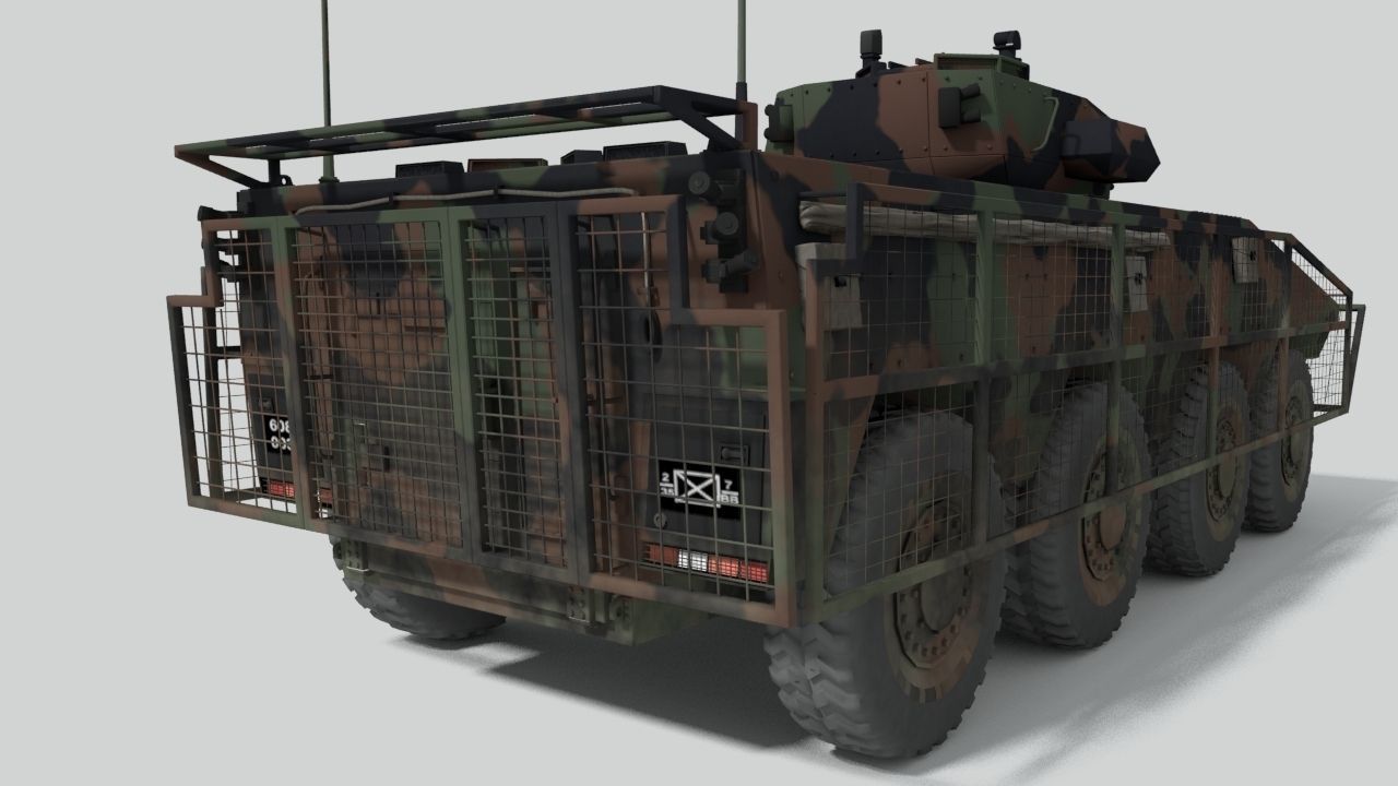 Amoured Infantry Fighting Vehicle 3D model_2
