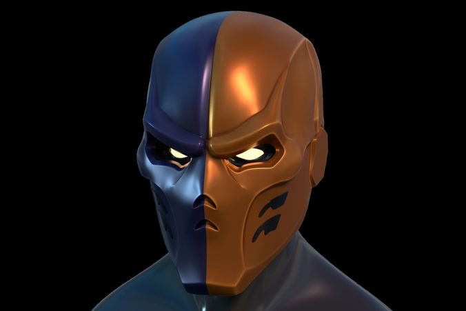 Deathstroke Helmet 3D print model