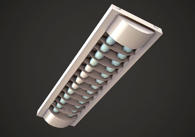 Ceiling Lamp Low Poly Low-poly 3D model