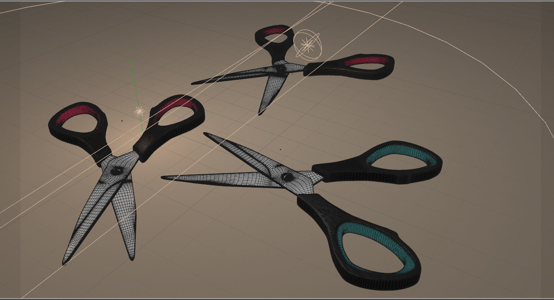 Shears Range 3D model_3