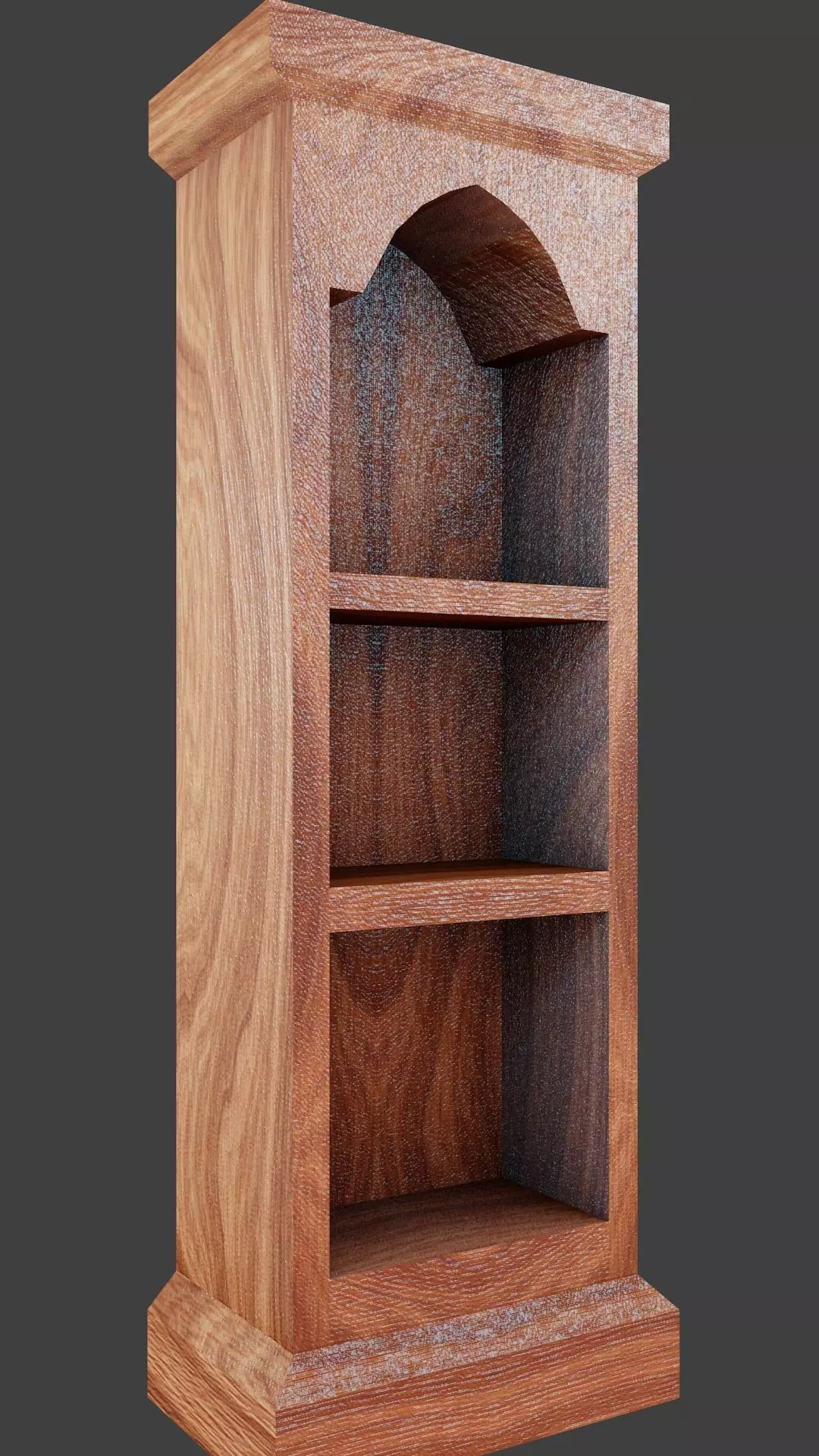 Arched Cabinet Free low-poly 3D model