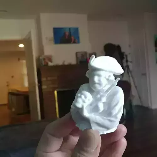 Pirate with Skull and Flintlock Pistol Statuette also  a FUN TOY