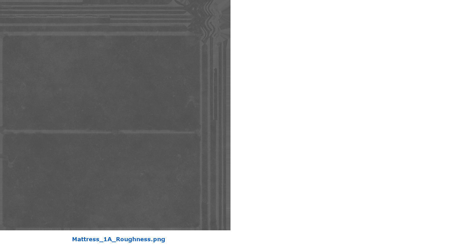 Bed 1A Low-poly 3D model_15