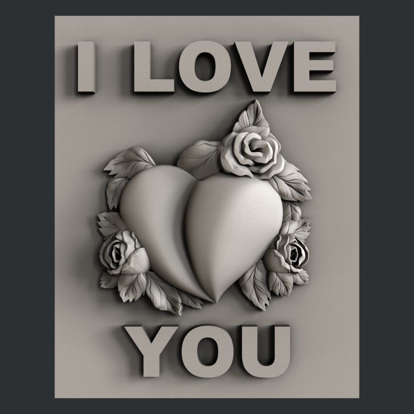 3d STL models for CNC Valentines day 3D model_1