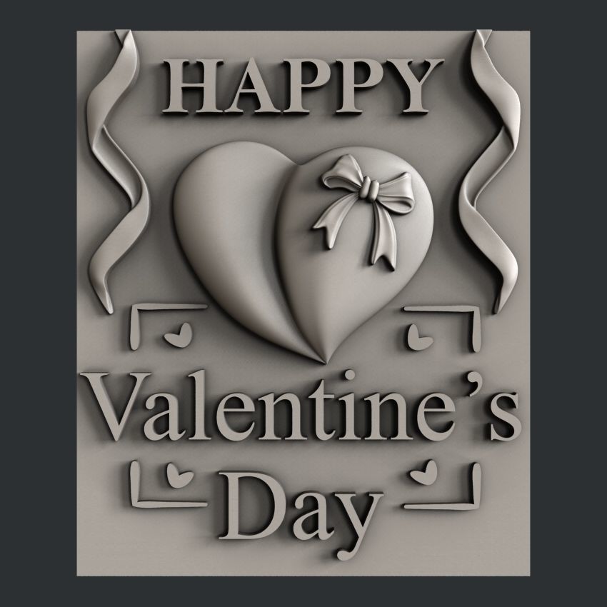 3d STL models for CNC Valentines day 3D model_4