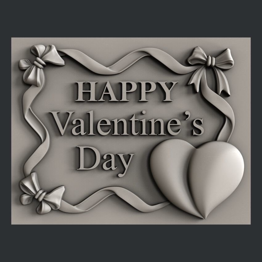 3d STL models for CNC Valentines day 3D model_3