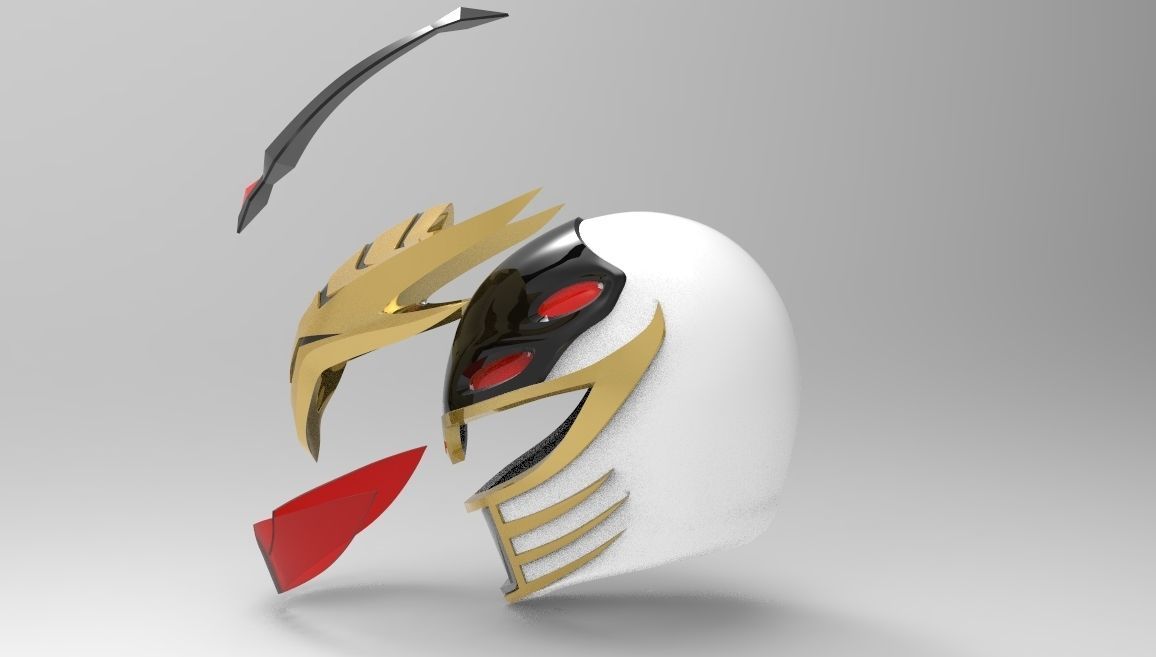 Lord Drakkon Helmet from MMPR for 3D Printing 3D print model_6