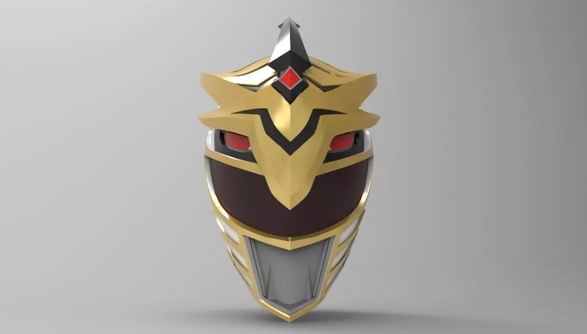 Lord Drakkon Helmet from MMPR for 3D Printing 3D print model_0