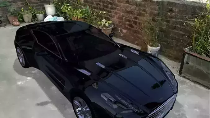 3d aston martin modal 3D model