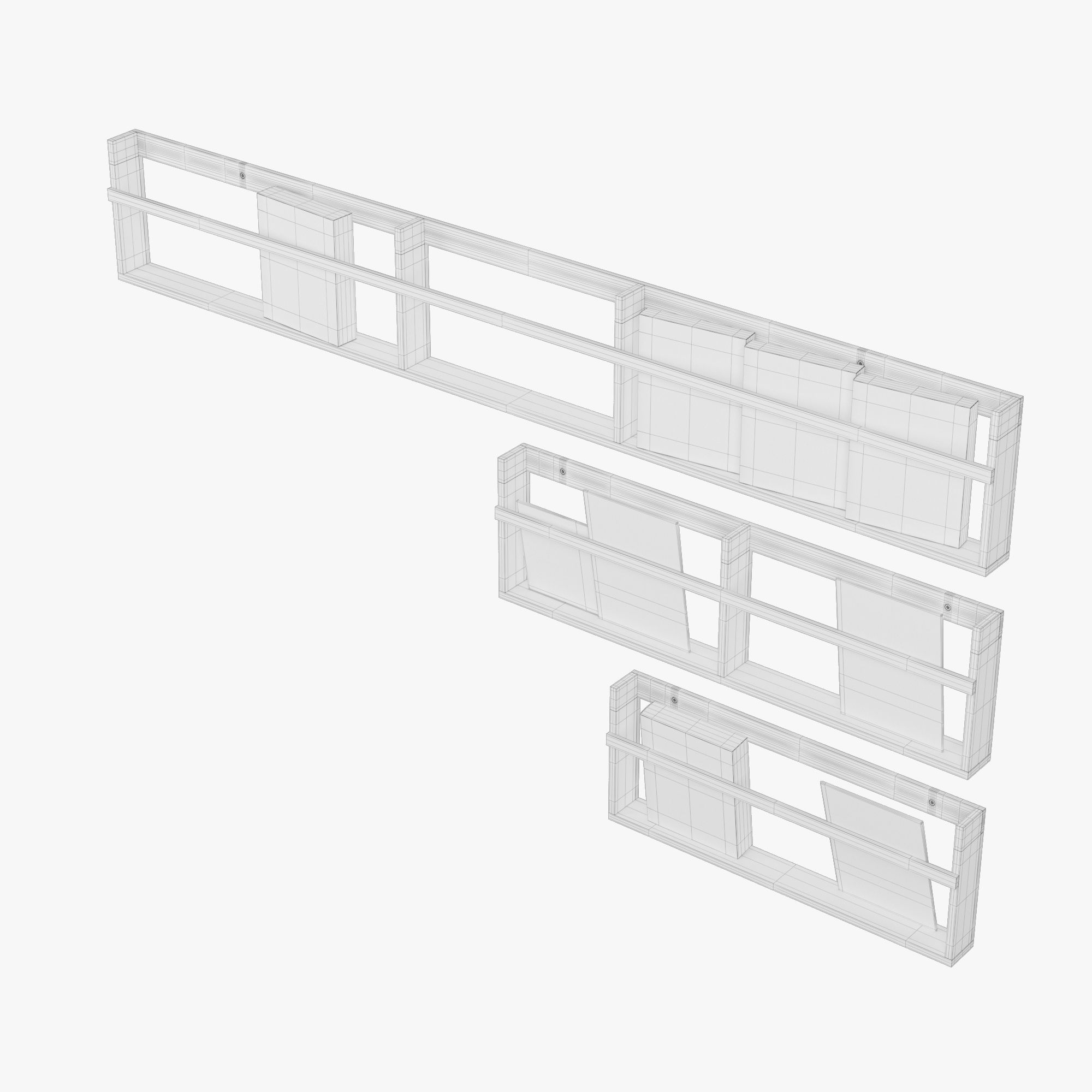 Vega Magazine Rack 3D model_8