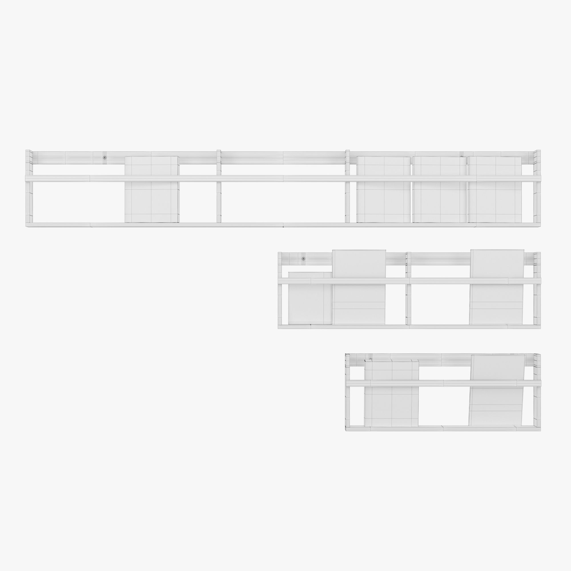 Vega Magazine Rack 3D model_7