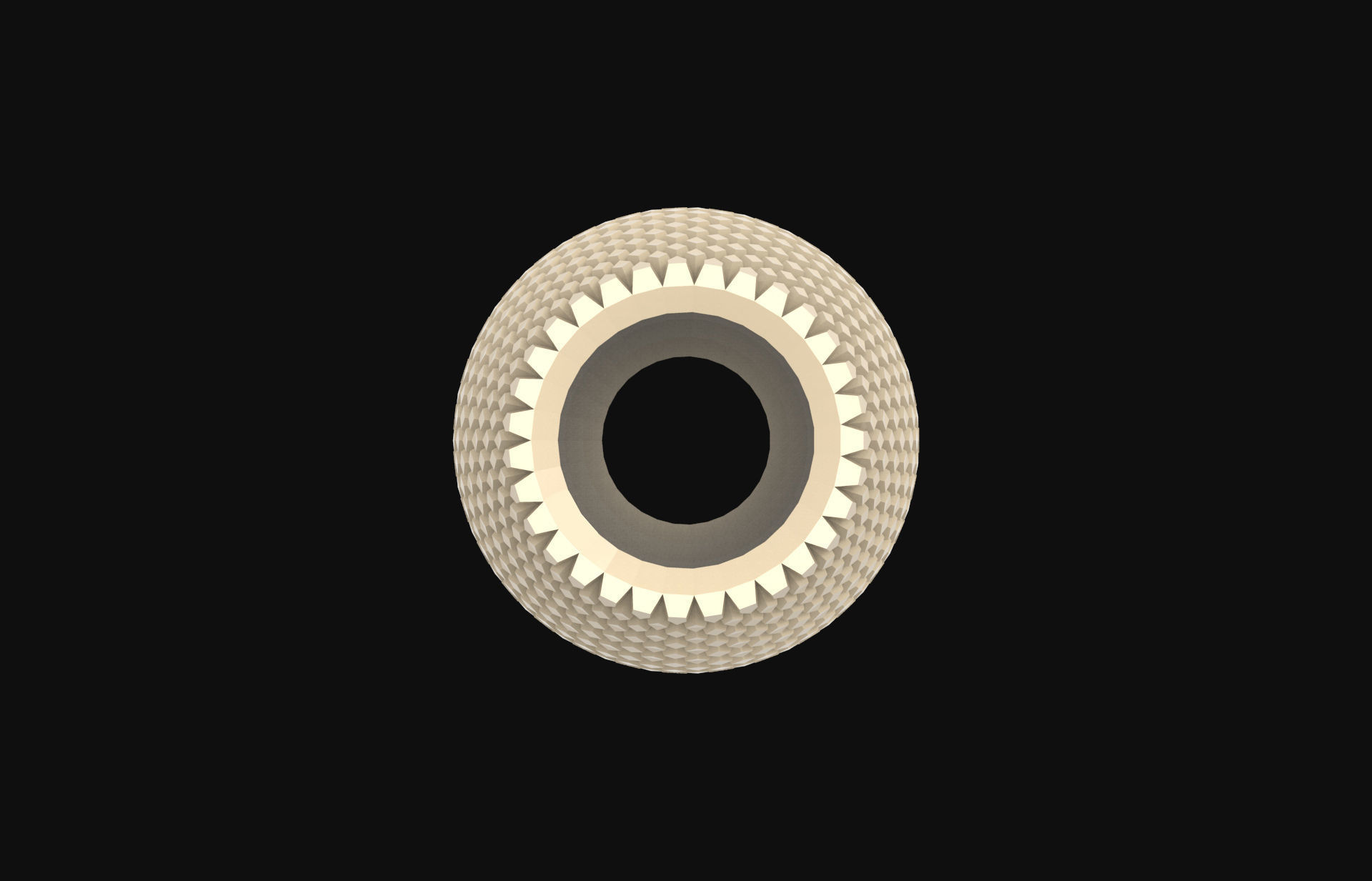 Diamond cut Lampshade 3D print model_2