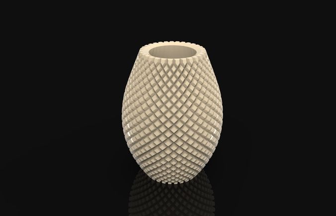 Diamond cut Lampshade 3D print model