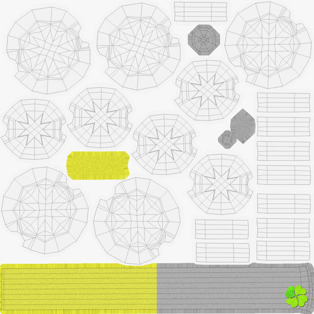 Pendant lamp of metal and glass 3D model_48