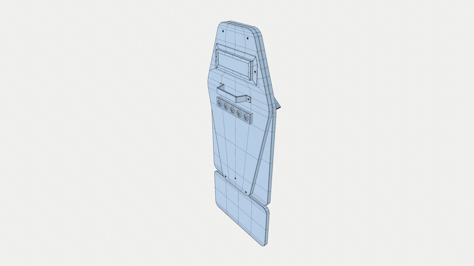  Vant VM Tactical Shield Low-poly 3D model_10