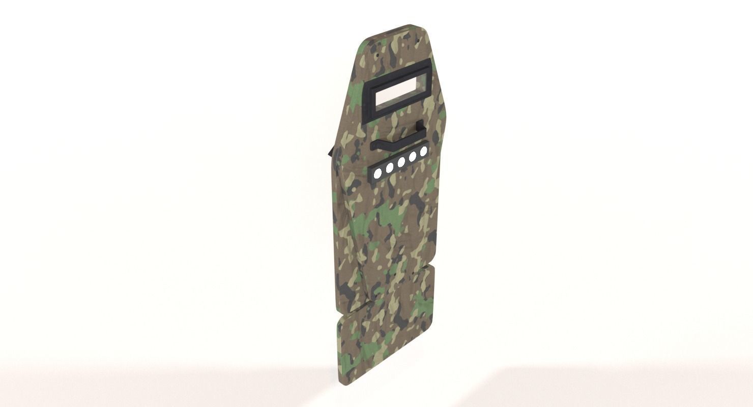  Vant VM Tactical Shield Low-poly 3D model_4