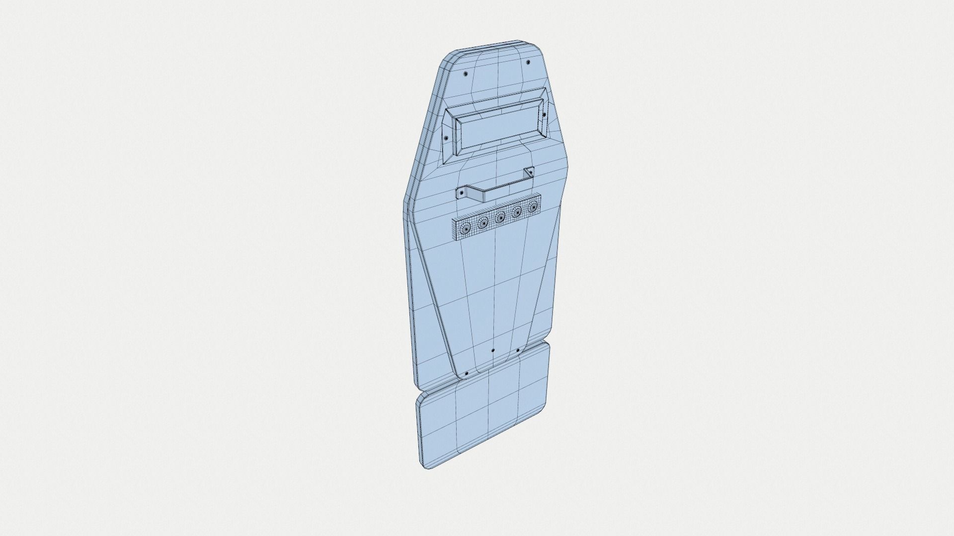  Vant VM Tactical Shield Low-poly 3D model_9
