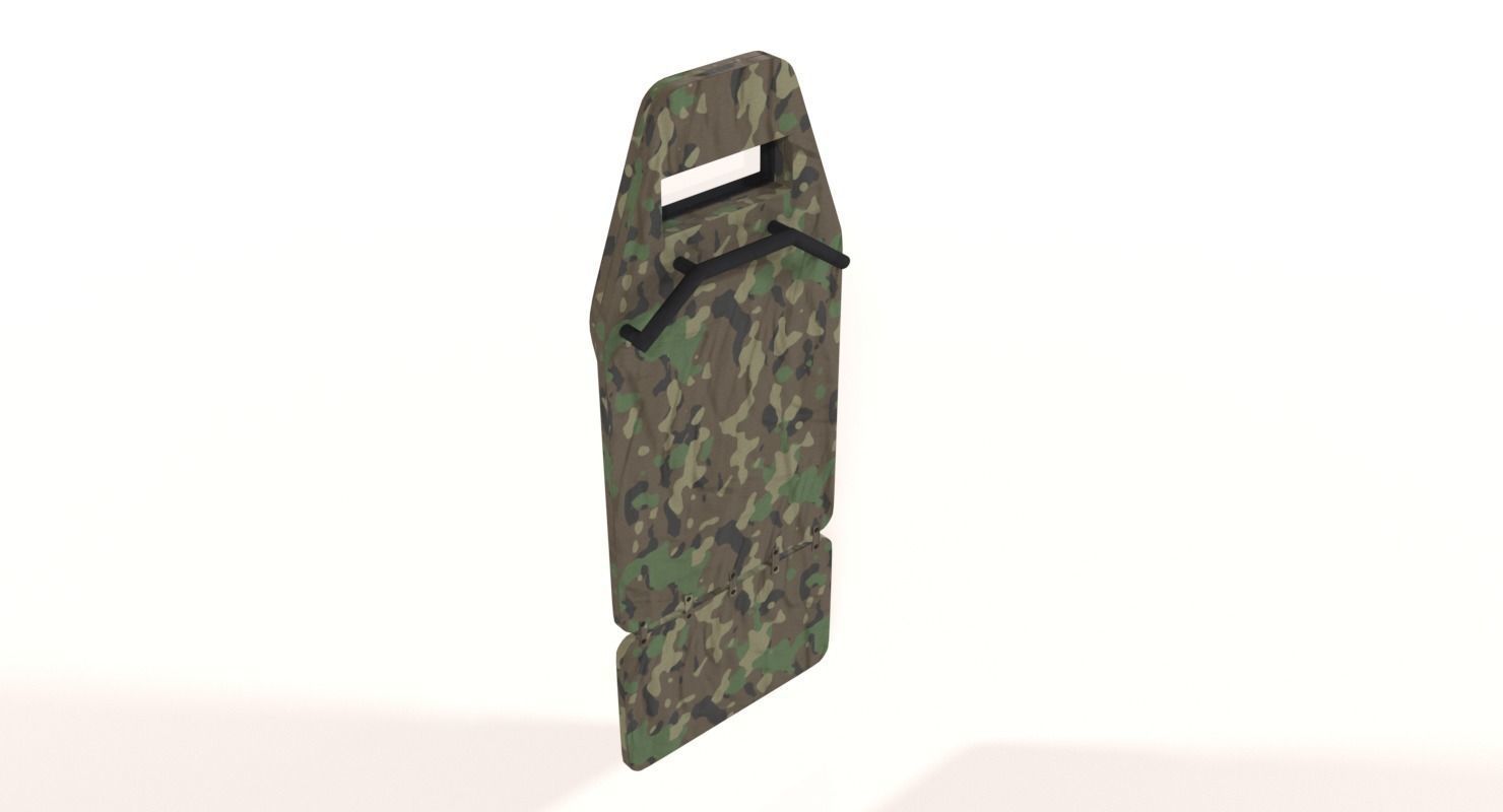  Vant VM Tactical Shield Low-poly 3D model_2