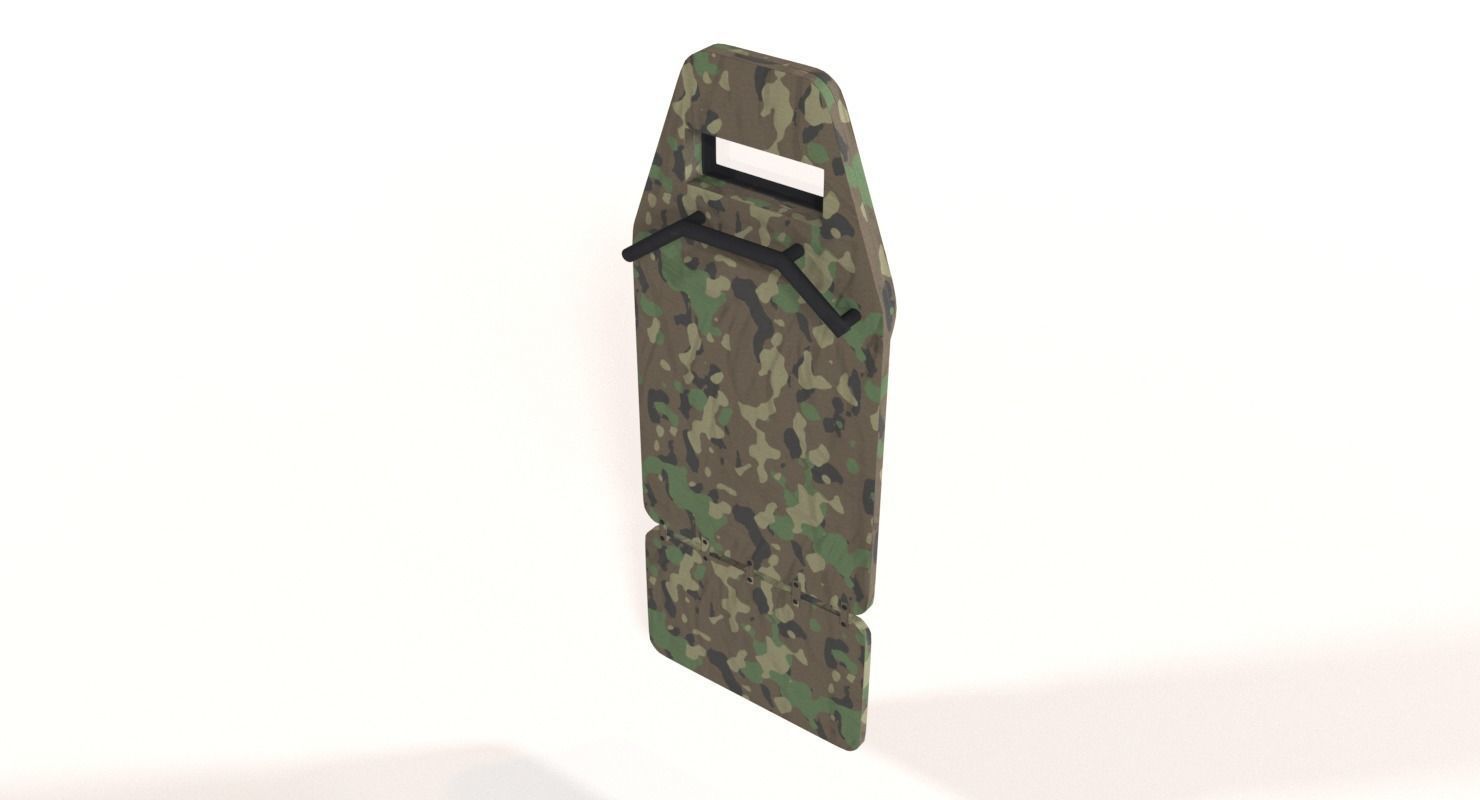  Vant VM Tactical Shield Low-poly 3D model_3
