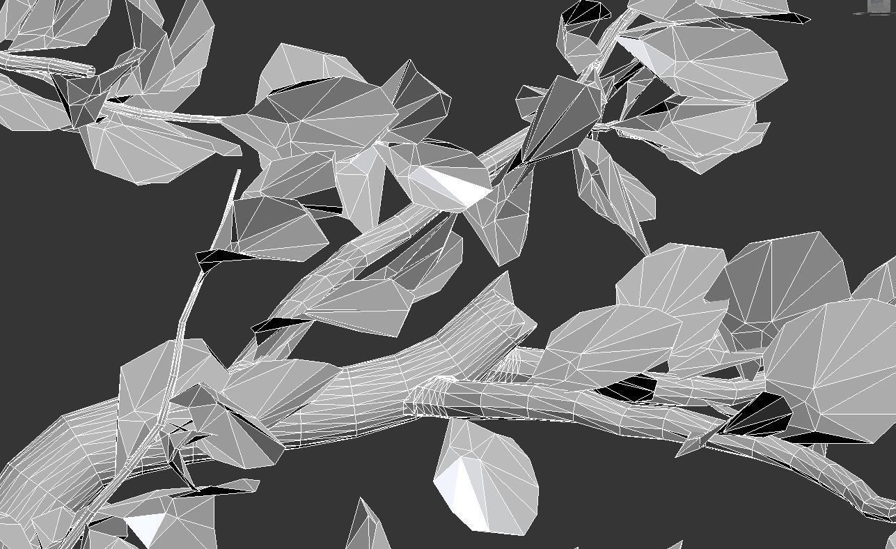 Animated Tree Low-poly 3D model_10