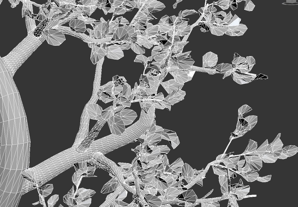 Animated Tree Low-poly 3D model_9