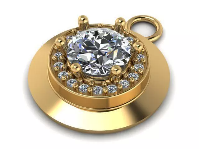 Pendant T01276 3D print model_0