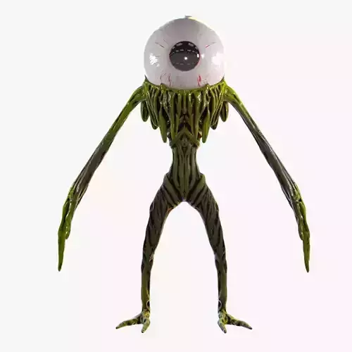 Bigeye Monster 3D model