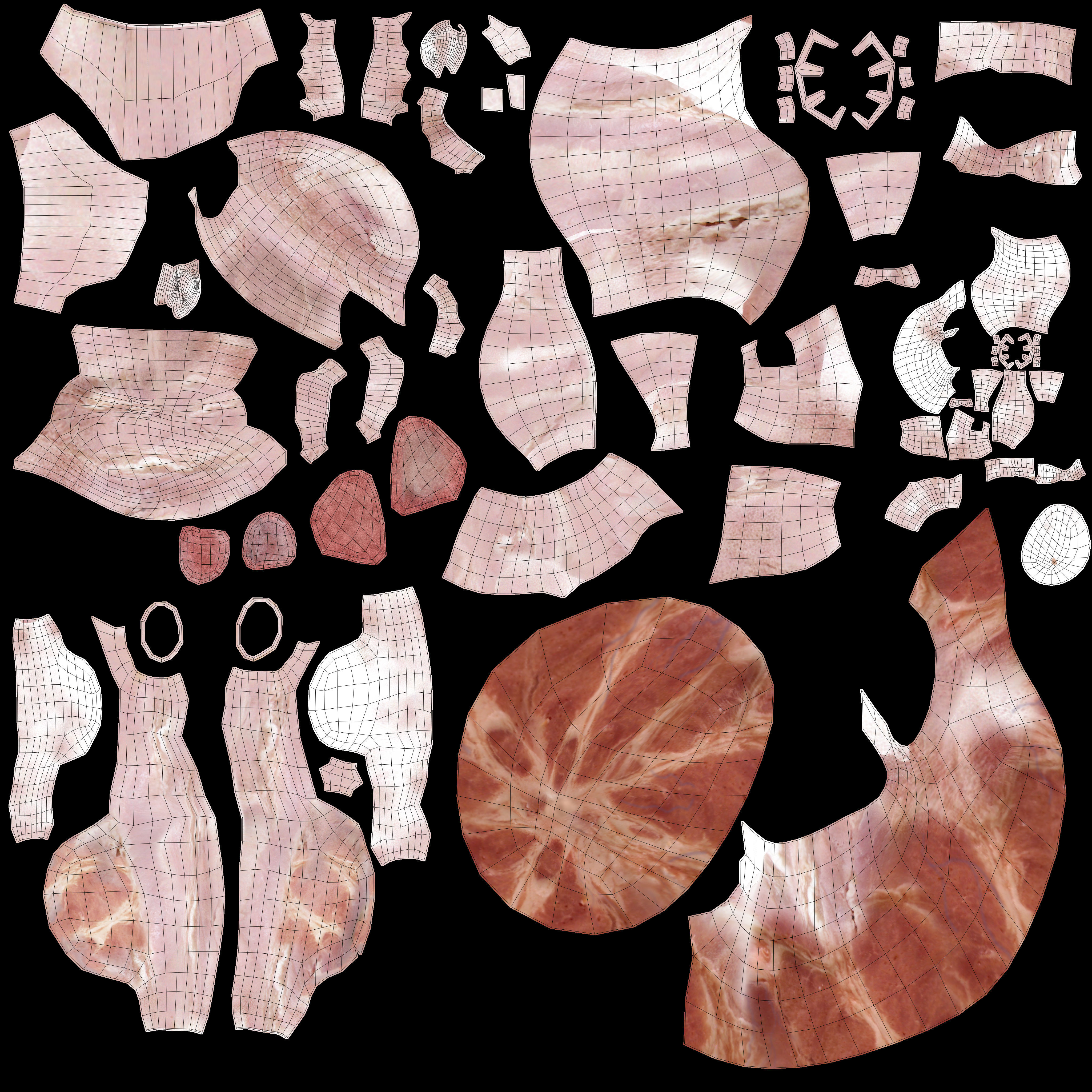 Full Female And Male Body Anatomy 3DSmax 3D model_64