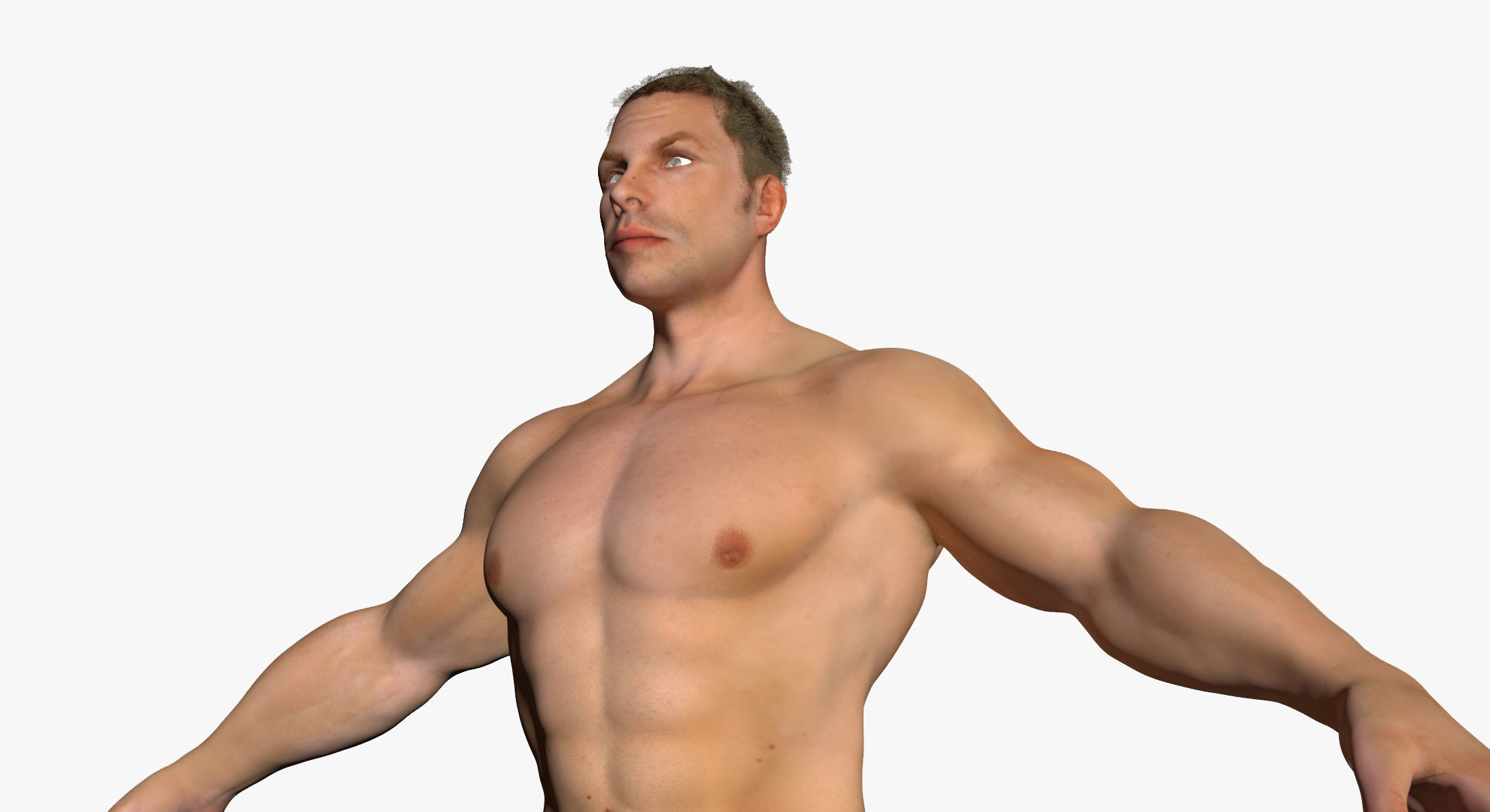 Full Female And Male Body Anatomy 3DSmax 3D model_19