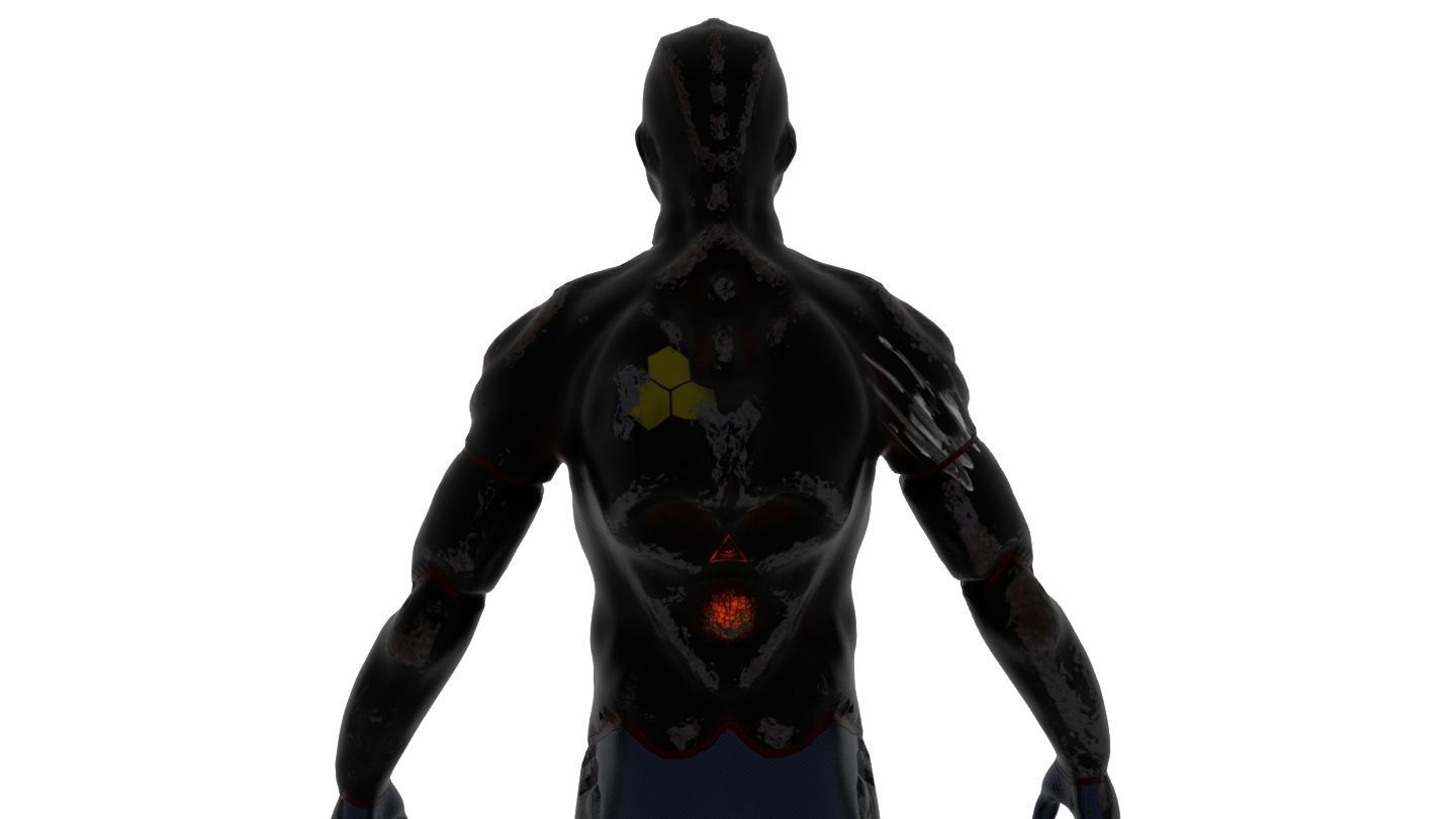 Future Soldier Low-poly 3D model_23