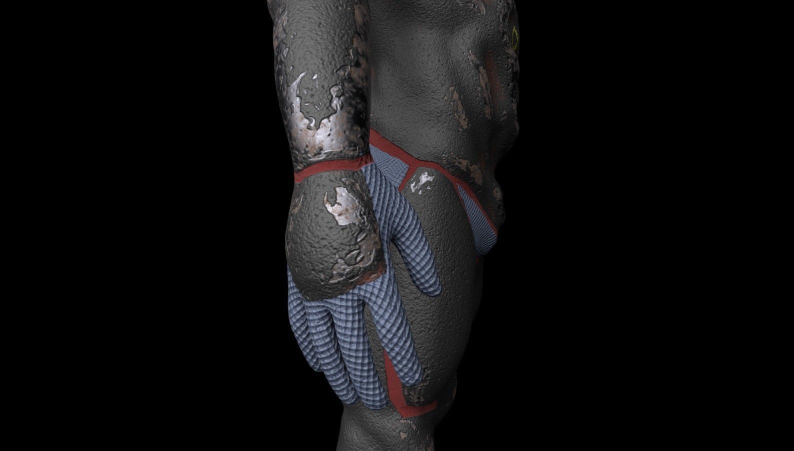 Future Soldier Low-poly 3D model_6