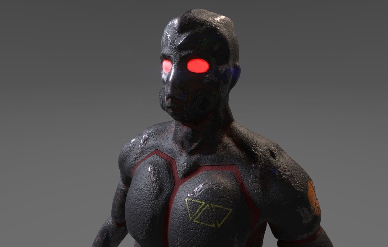 Future Soldier Low-poly 3D model_24