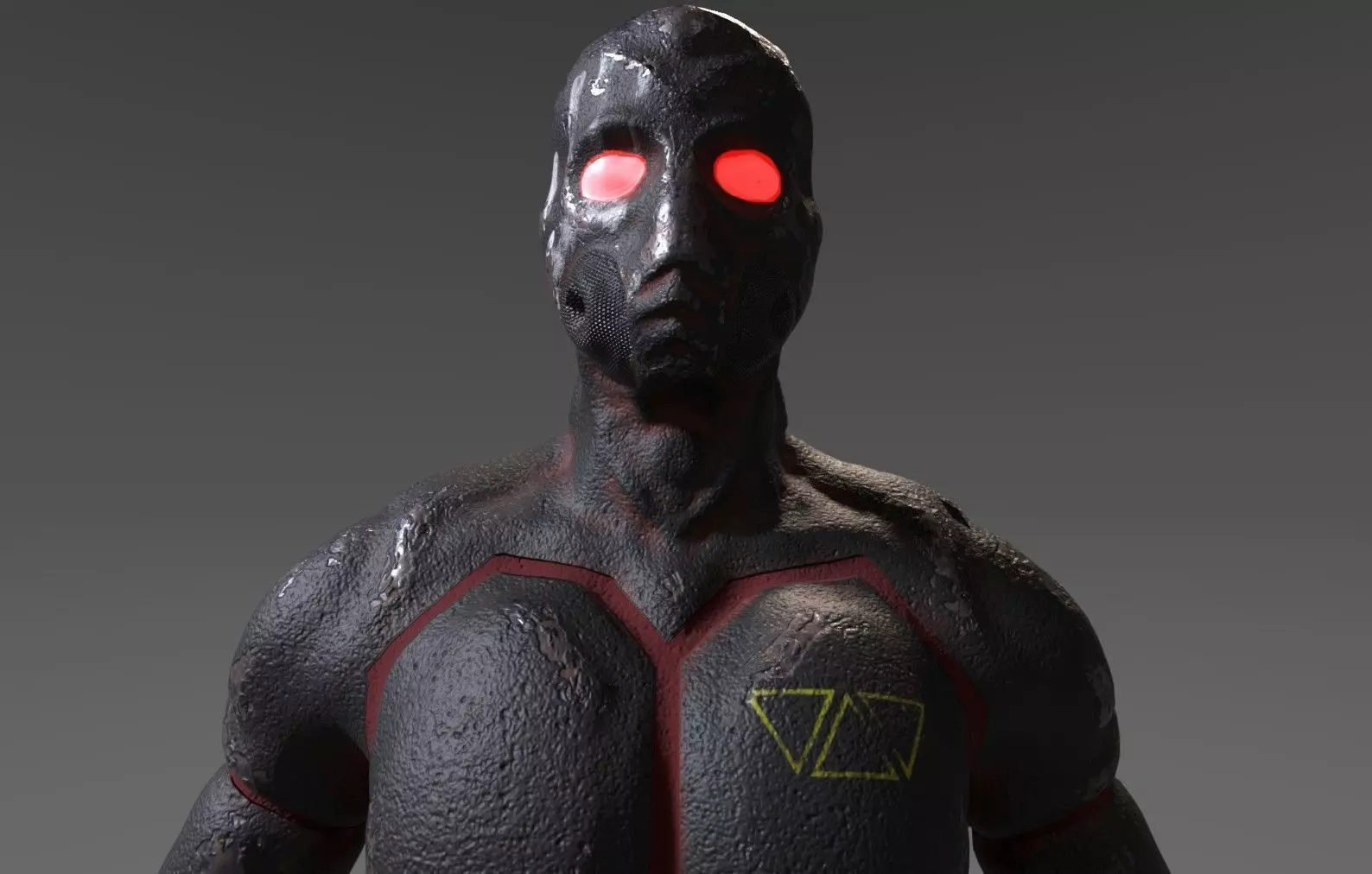 Future Soldier Low-poly 3D model_0