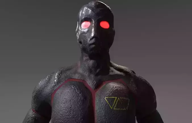 Future Soldier  Low-poly 3D model