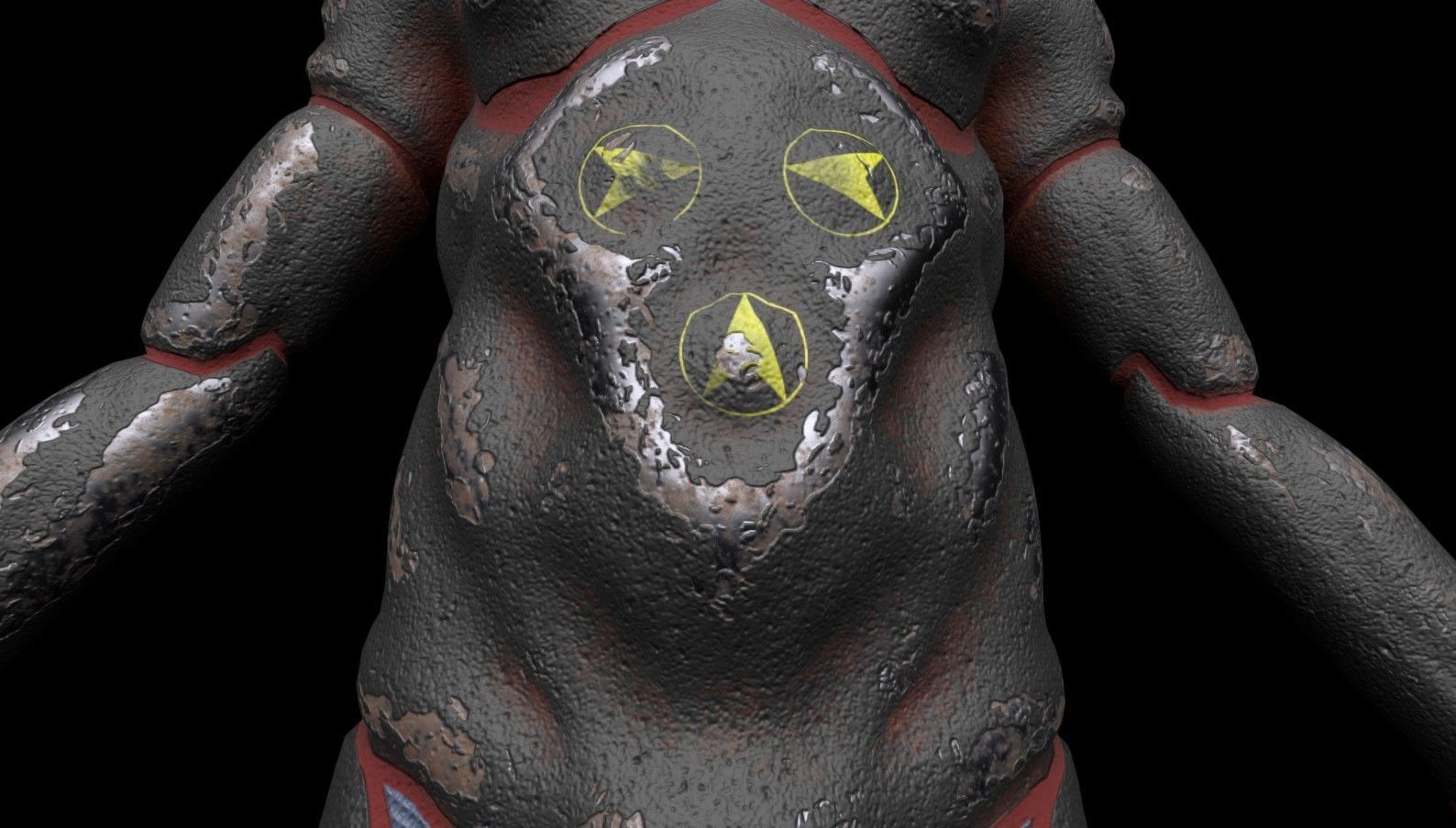 Future Soldier Low-poly 3D model_4