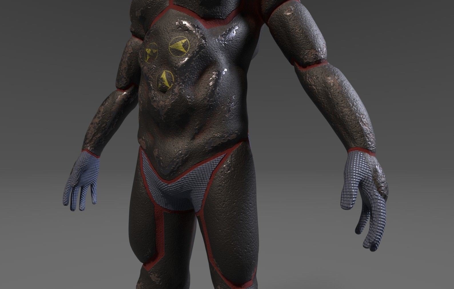 Future Soldier Low-poly 3D model_5