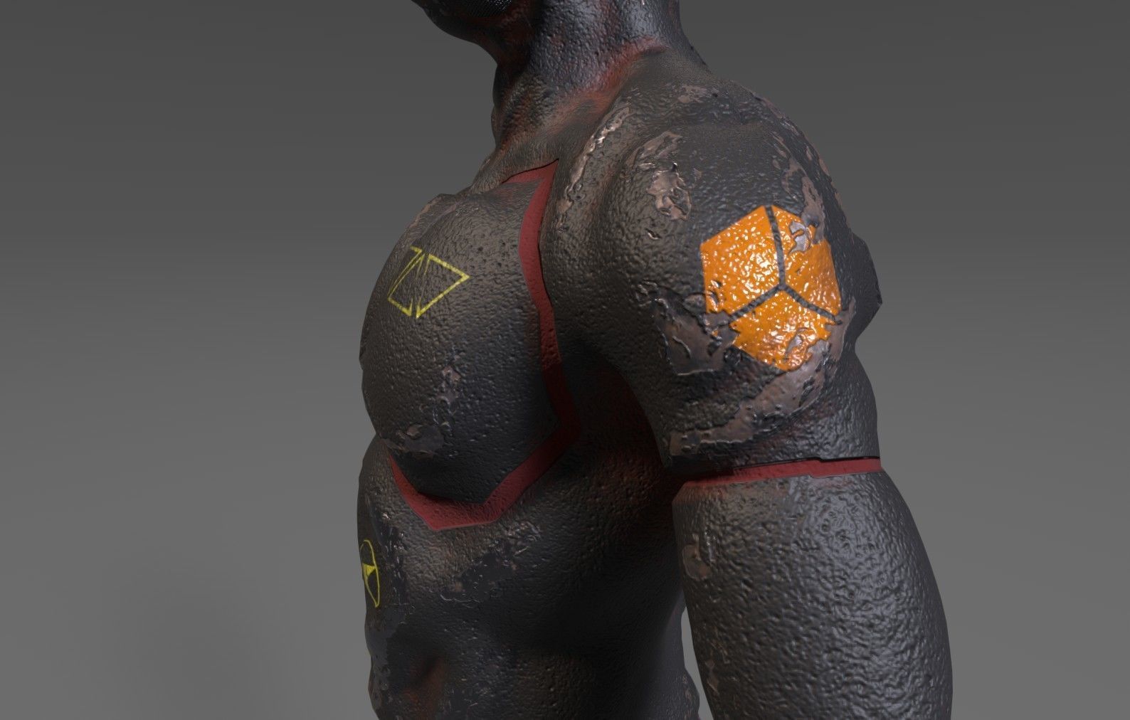 Future Soldier Low-poly 3D model_11