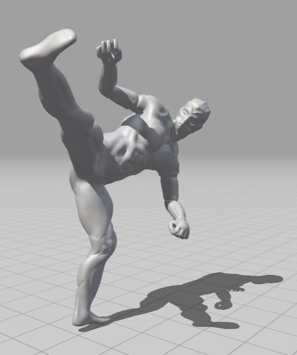 Future Soldier Low-poly 3D model_18