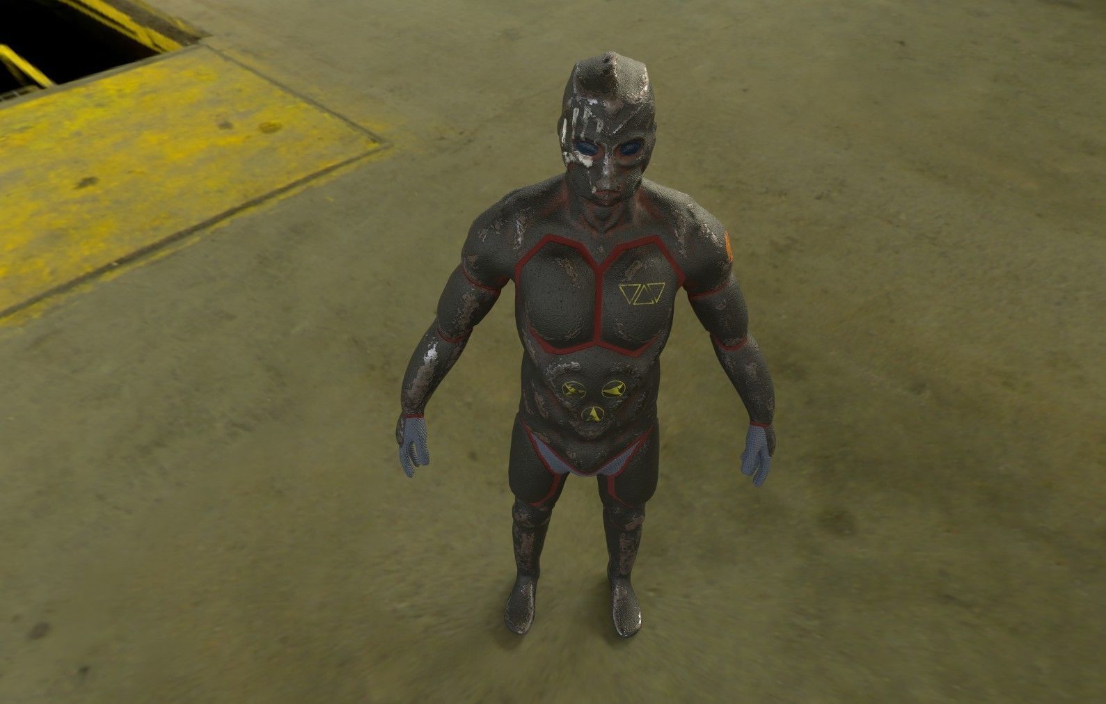 Future Soldier Low-poly 3D model_15